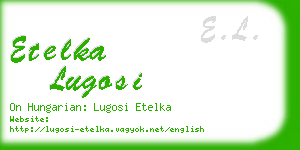 etelka lugosi business card